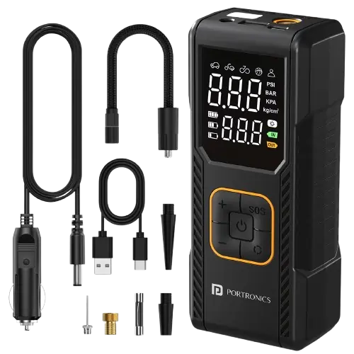 Portable & Rechargeable Tyre Inflator